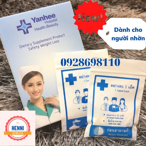 Giảm cân Yanhee Super 7 xanh chính hãng Thái Lan – Liệu trình mạnh 2 tuần dành riêng cho người bị nhờn, khó giảm