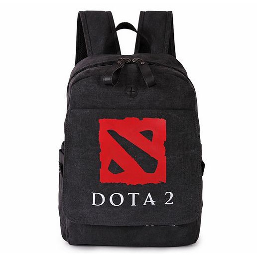 Balo nam đi học đi chơi vải bố (canvas) họa tiết Dota 2