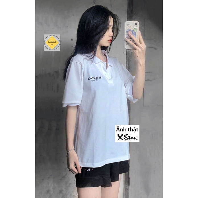áo polo cổ đức, thun ESSENTIALS nam nữ có Big Size Fear of god FOG X.store , phông Cotton mềm mịn Hè Hottrend 2022 1022