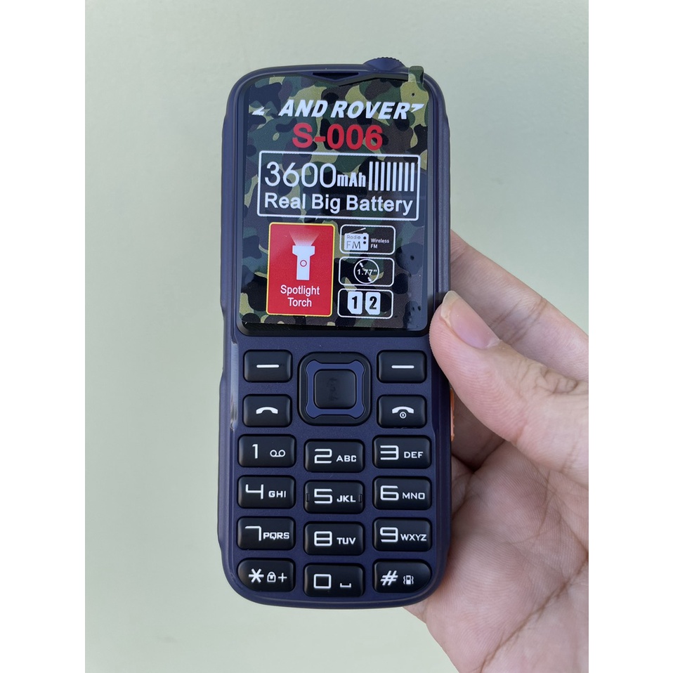 Điện thoại Land Rover S-006 Pin khủng-Loa to-nguyên seal - BH 12 tháng