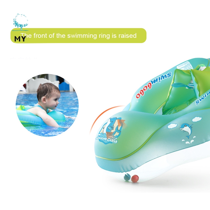 Baby Pool Float Inflatable Swimming Trainer Cute Swimming Ring for Kids Toddlers Aged 3-48 Months