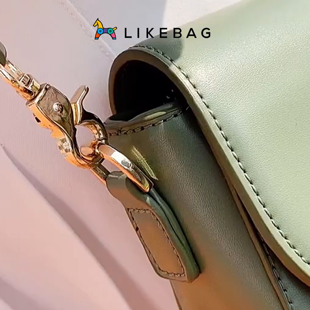 Túi đeo chéo nữ đeo vai thời trang LIKEBAG dây da phối xích độc đáo 125312163 - LIBAGI