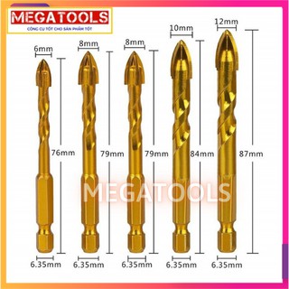 Mũi khoan đa năng chân lục giác, khoan kính, thủy tinh,khoan gạch men, gạch đá hoa cương