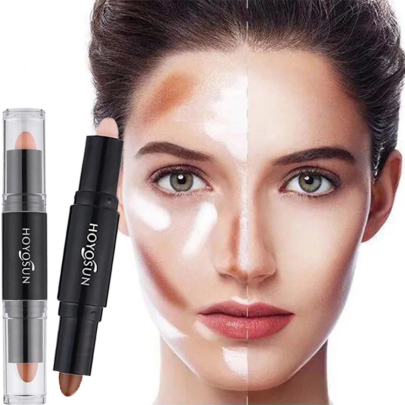 [Hàng mới về] Thỏi kem che khuyết điểm tạo khối 2 trong 1 lâu trôi kiểm soát dầu tiện dụng