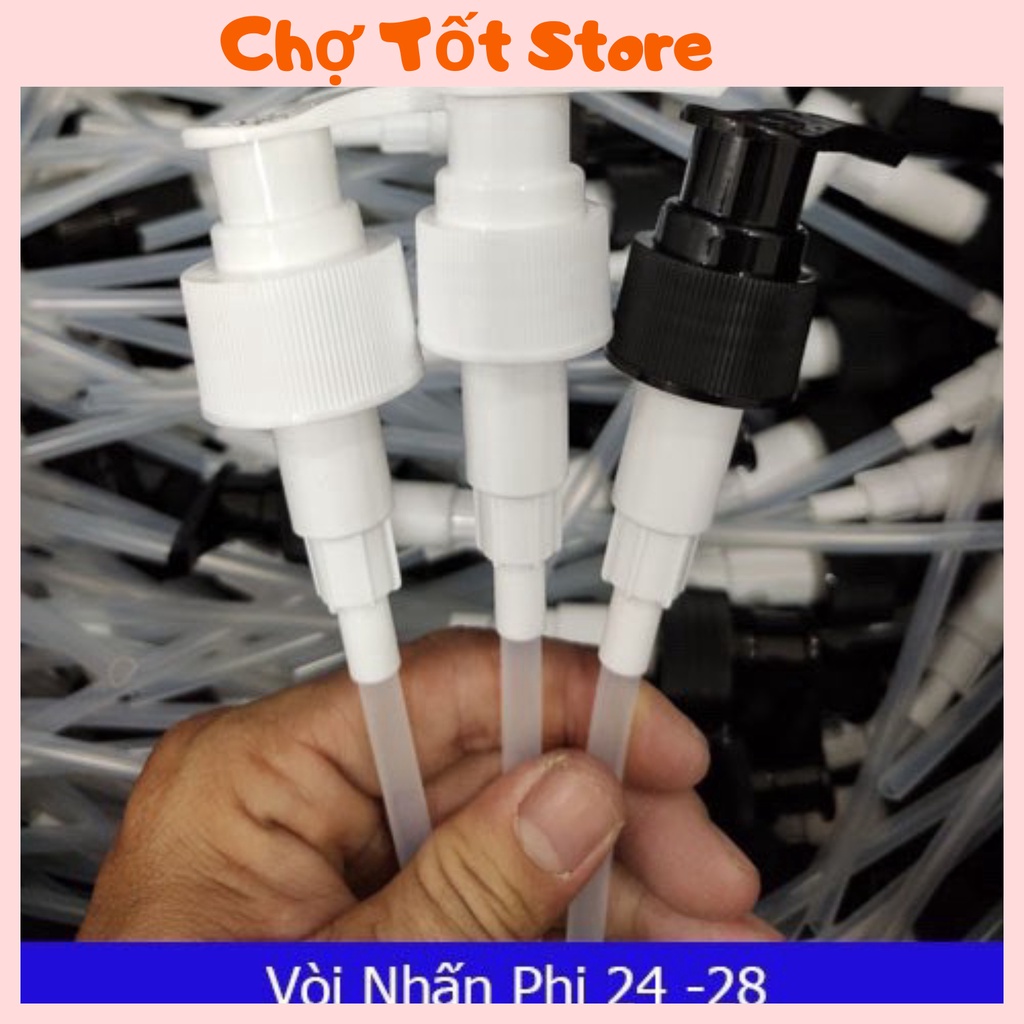 Vòi Nhấn Cho Chai Đựng Dầu Gội, Sữa Tắm (phi 24mm hoặc phi 28mm) 88150 Chợ Tốt Store