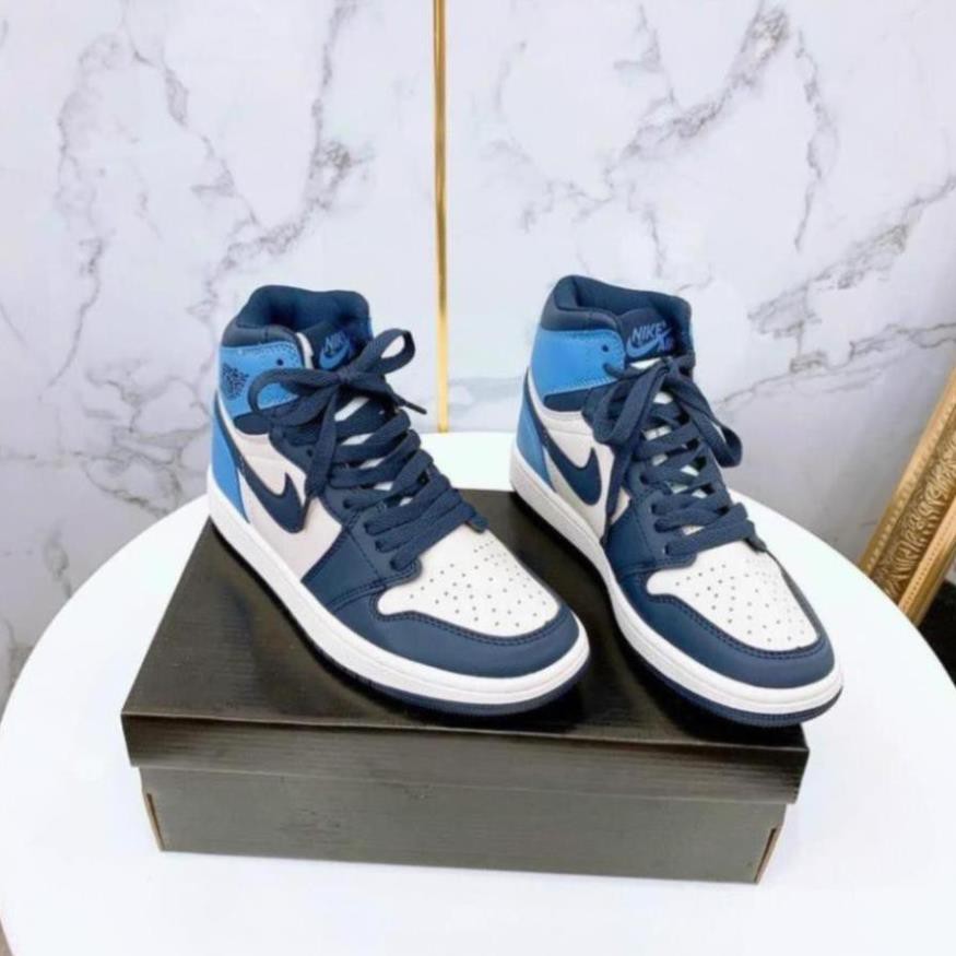 Giày NlKE JD Xanh Than Cao Cổ Thể Thao - Chuẩn 1:1 Full box/bill | BigBuy360 - bigbuy360.vn