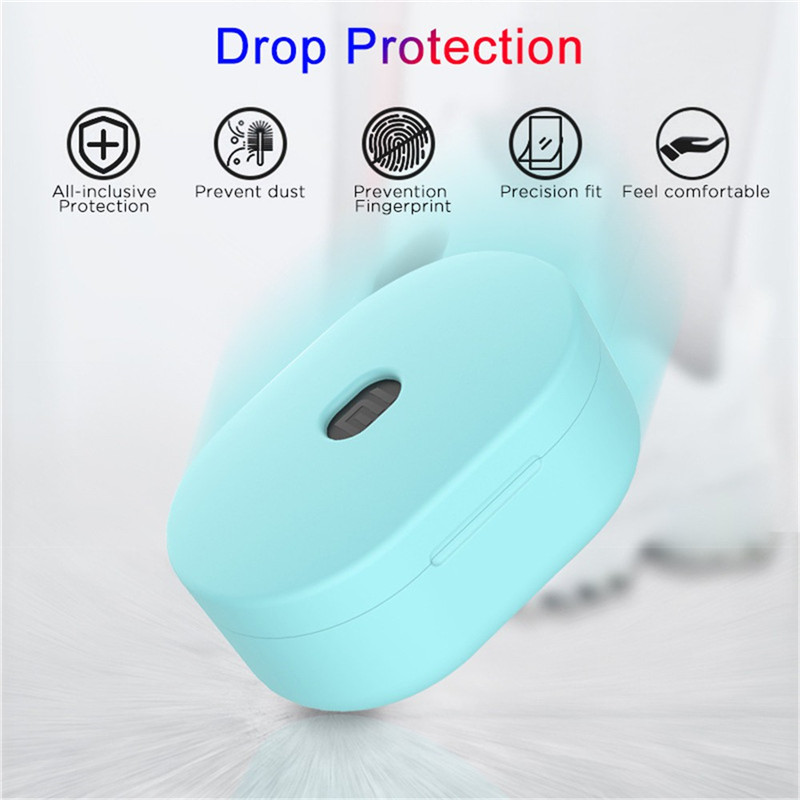 Vỏ silicone bảo vệ hộp sạc tai nghe Xiaomi Redmi Mi Airdots TWS Bluetooth không dây Xiaomi Oppo