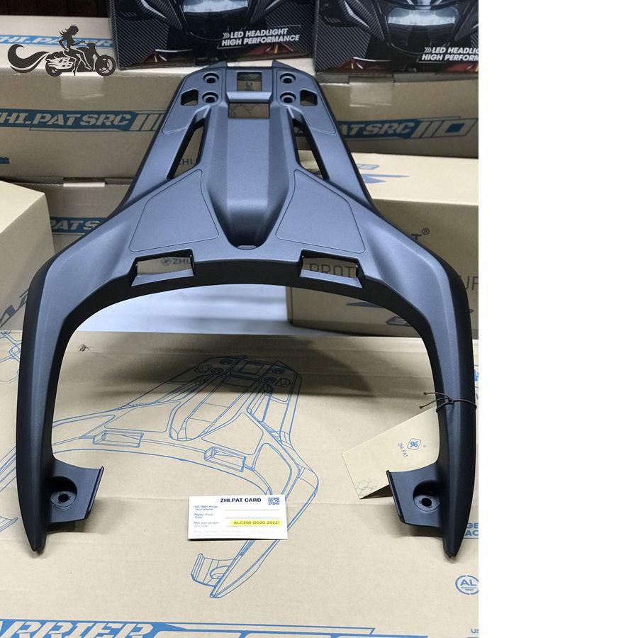Cảng Sau SH 350i - Tay Dắt SH 350i Nhôm Đúc Cho SH Ý SHVN 2020-2022 125i 150i 300i 350i Chính Hãng Zhi.Pat Màu Đen &amp; Bạc