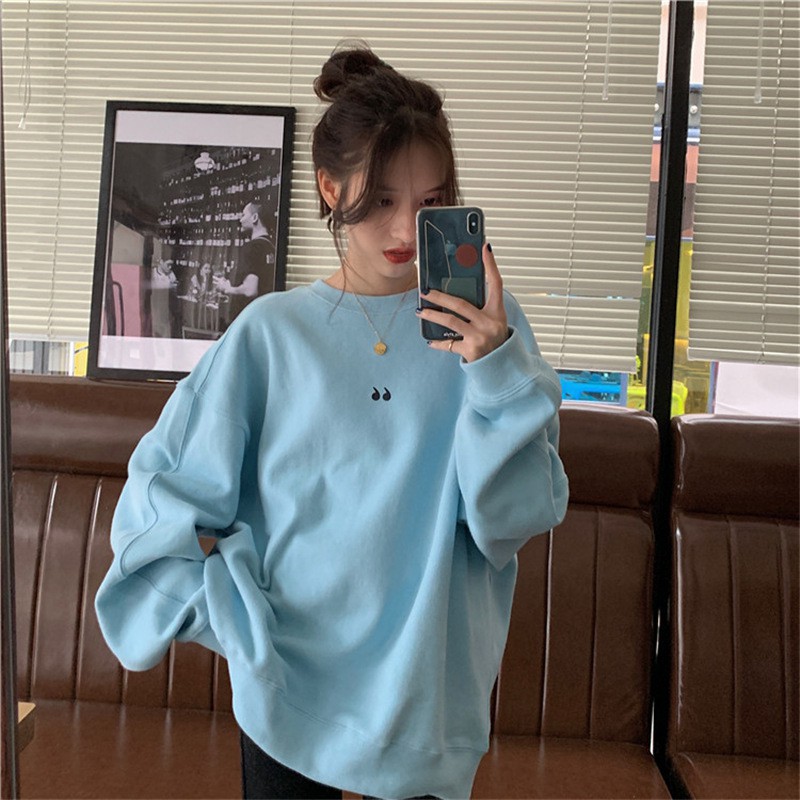Áo Sweater- Áo Thun Tay dài Form Rộng  Unisex Cotton Ulzzang Hàn Quốc AS03