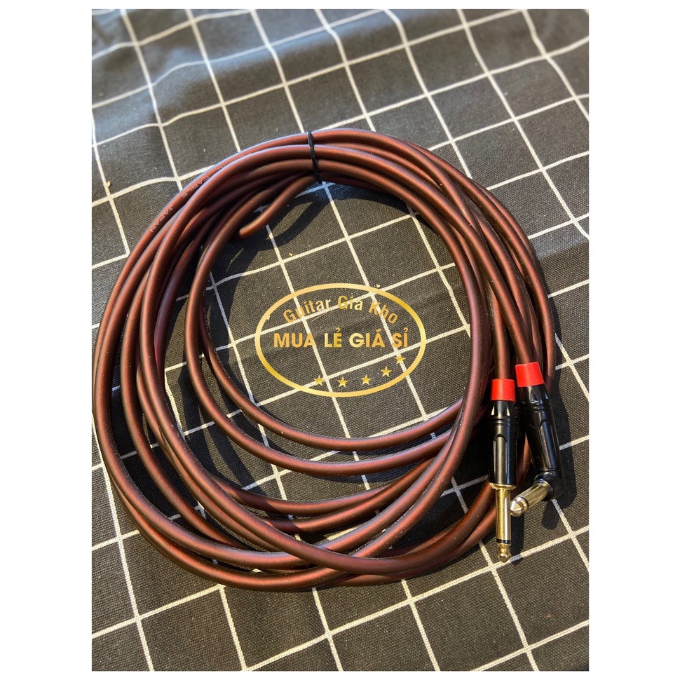 Rắc cắm( Dây Line)  Jack Guitar 6 Ly  Dài 5m Chống Noise Chống Nhiễu, Dây Jack Cắm Đàn Guitar