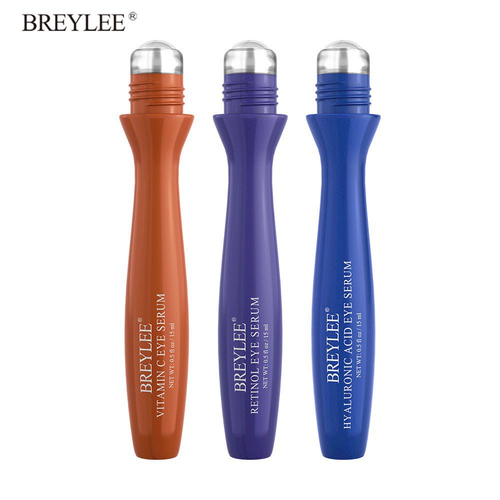 BREYLEE 0.5 foz / 15ml xóa nếp nhăn và quầng thâm mắt dưỡng mắt kem dưỡng mắt Máy mát xa mắt, lăn kem mắt