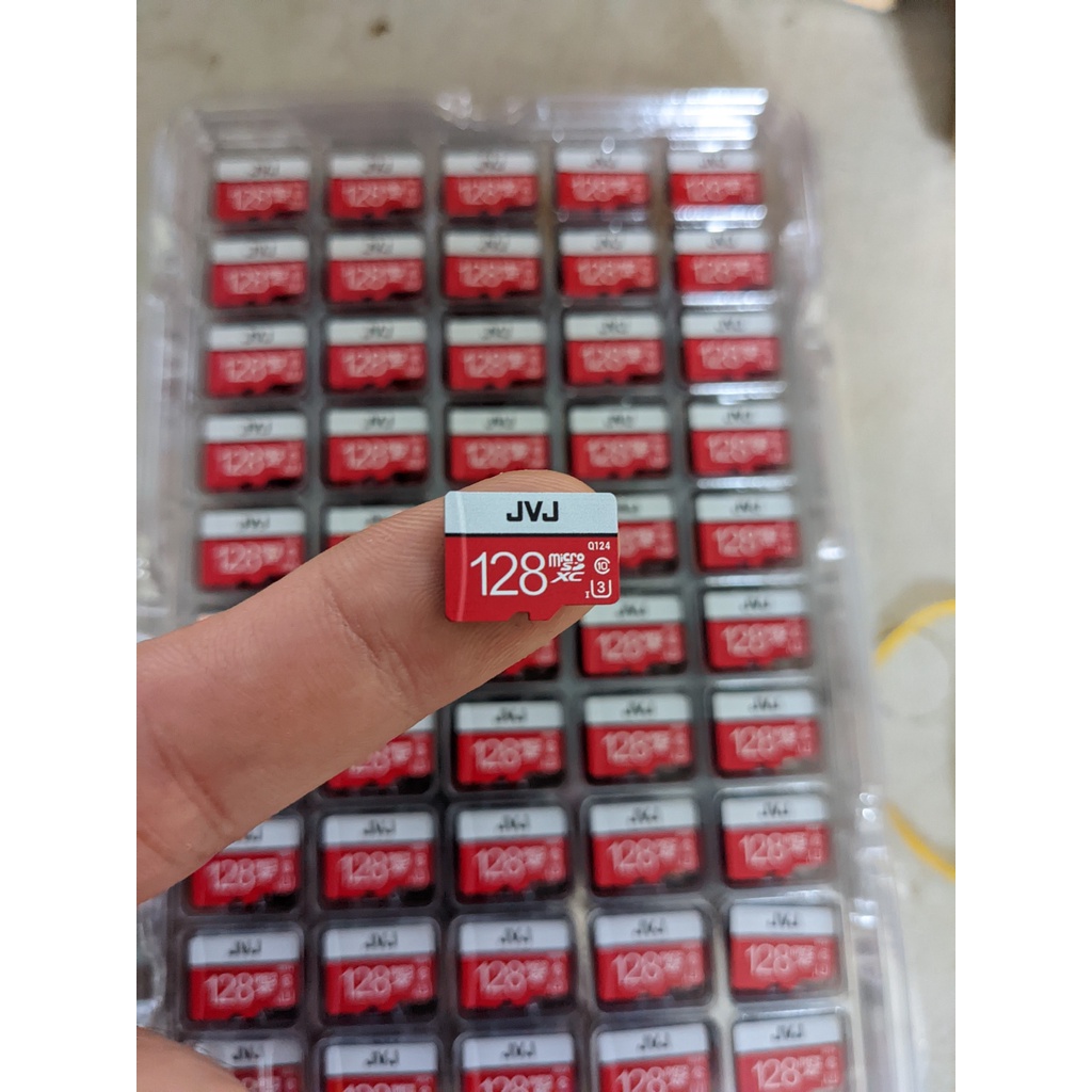 Thẻ nhớ 128/64Gb JVJ Pro U3 Class 10 - chuyên dụng,tốc độ cao, Bảo hành 12 tháng