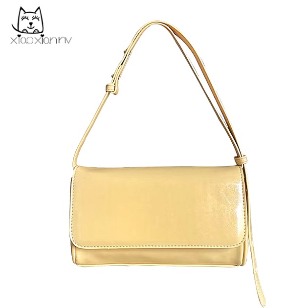 Túi Đeo Chéo Màu Trơn Đơn Giản Thời Trang Mùa Hè Mới Năm 2021