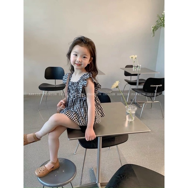 Sét caro kẻ chất thô cho bé đi học đi chơi từ 10-20kg💋