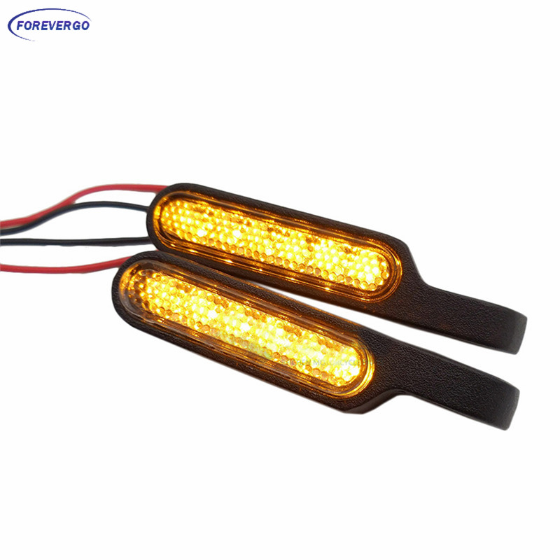 Set 2 Đèn Xi Nhan 12v 6 Bóng Led Gắn Tay Lái Xe Mô Tô