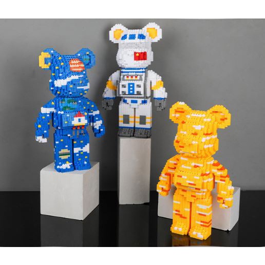 Đồ chơi lắp ráp mô hình gấu baerbrick cỡ lớn 36cm 3d đồ chơi xếp hình cho bé E1085