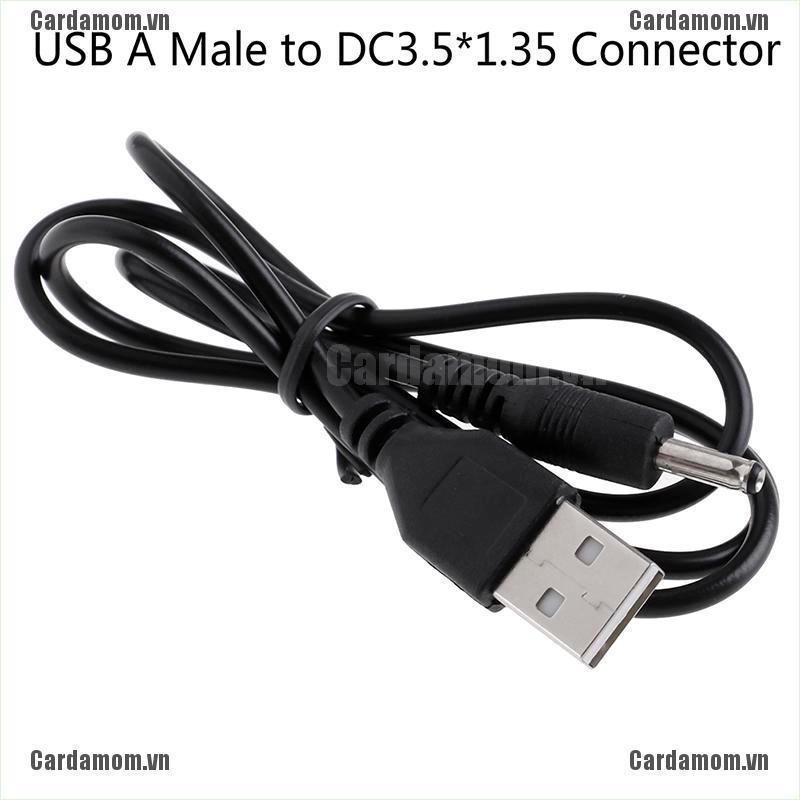 {carda} 1Pc USB A Male to DC 3.5*1.35mm Connector Charger Power Cable Cord{LJ}