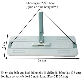 COMBO BÔNG LAU  NHÀ BẸ, KHÔNG BỊ TRẦY SƯỚC BỀ MẶT SÀN KHI LAU