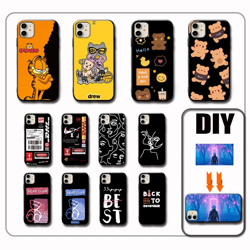 Ốp Điện Thoại Mềm Hình Garfield Cho Samsung S22+ S21+ S22 S21 S20 Ultra Plus FE 5G S10e S10 lite S9 S8 S7 S6 Edge Plus