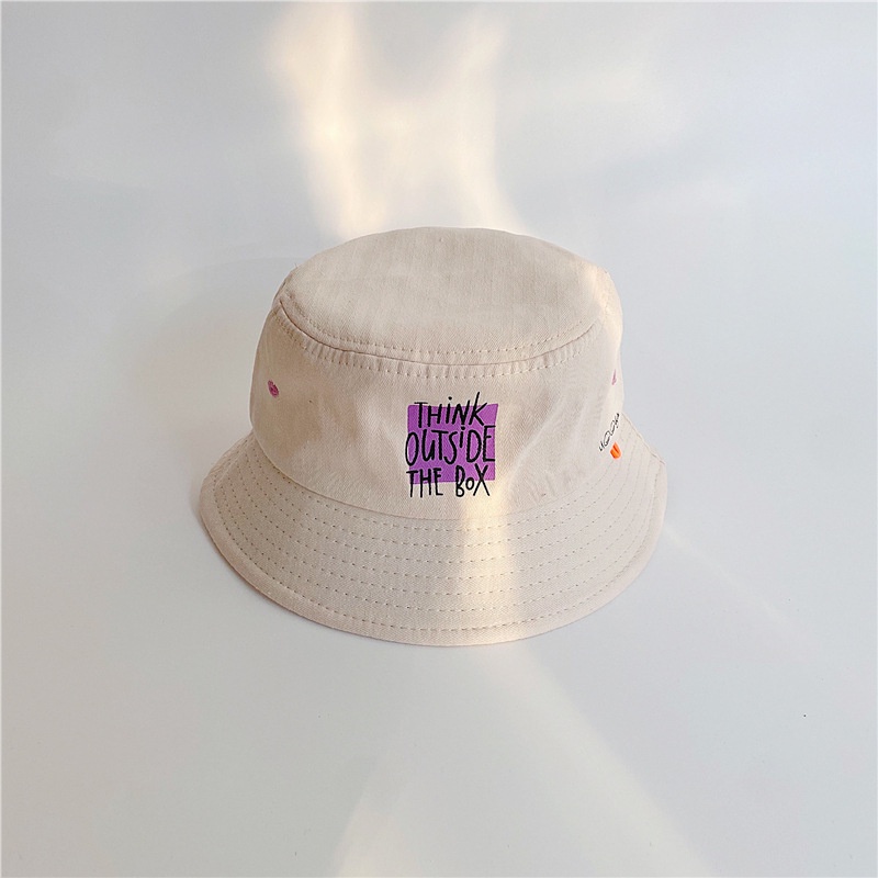 Nón Tai Bèo Vành Rộng In Chữ Dễ Phối Đồ Thời Trang Xinh Xắn Dành Cho Bé