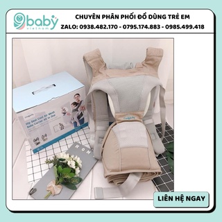 Địu em bé cao cấp siêu mềm 4 tư thế Comfybaby CF818 - công nghệ Air Mesh thoáng khí