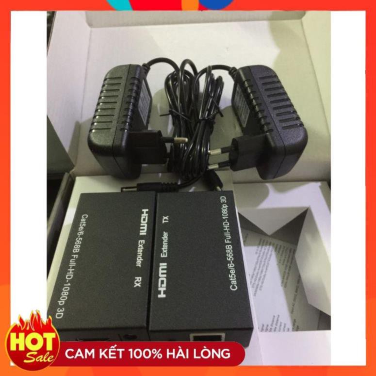 [Chính hãng] Bộ chuyển đổi HDMI TO LAN 60m giá cực tốt!