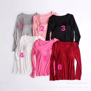 Áo cotton nữ kèm bra
