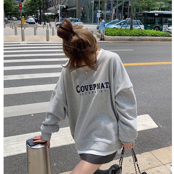 Áo Sweater Nỉ Form Rộng COVERNAT Form Rộng Nam Nữ Unisex Ulzzang | BigBuy360 - bigbuy360.vn