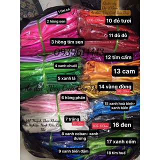 quần váy ống rộng mặc áo dài (dài quần 105cm)