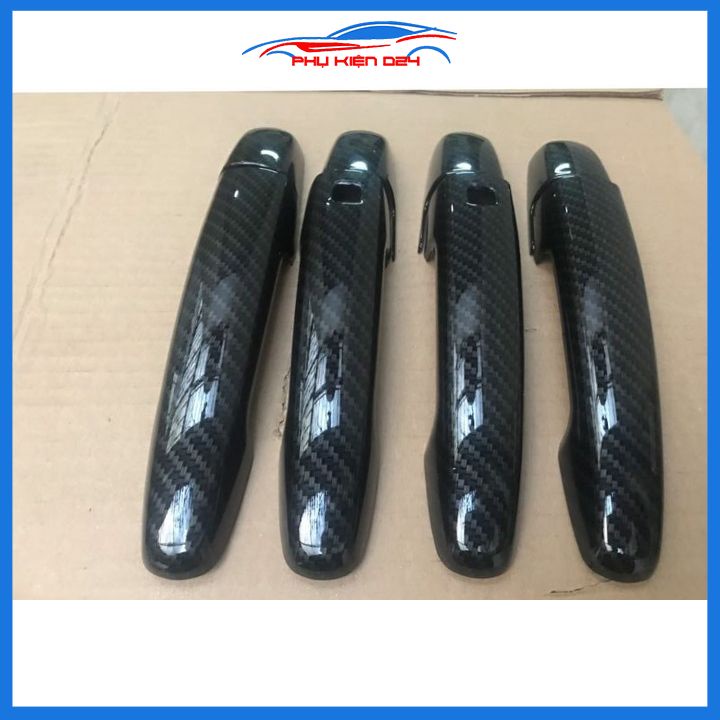 Ốp tay hõm XL7 2020-2021-2022-2023 vân carbon/mạ crom chống trầy bảo vệ cửa xe ô tô