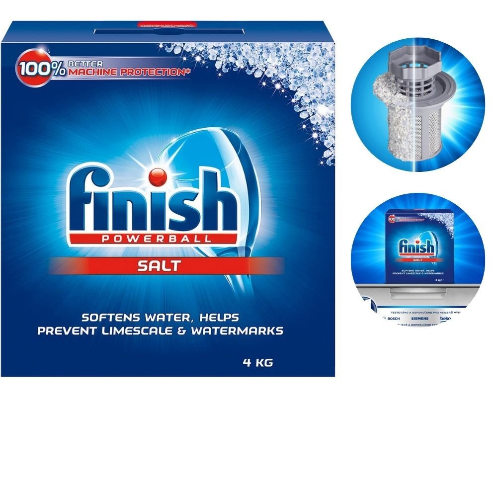 Muối rửa bát Finish 1.5kg chính hãng Đức - muối làm mềm nước cho máy rửa chén