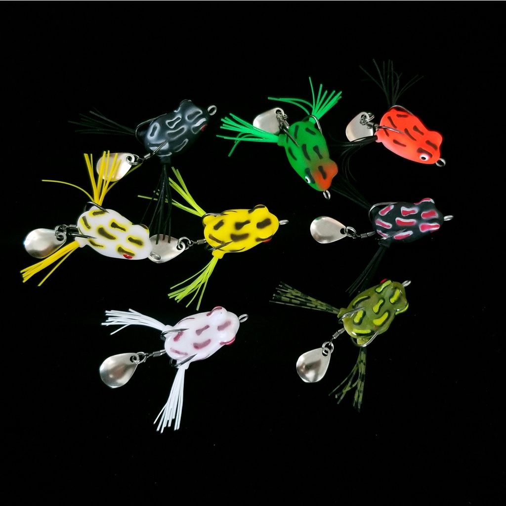 mồi giả Mồi Câu Cá Giả Hình Con Ếch  3 cm 4.2g Super Frog Lure Mồi giả câu cá lóc máy câu cá