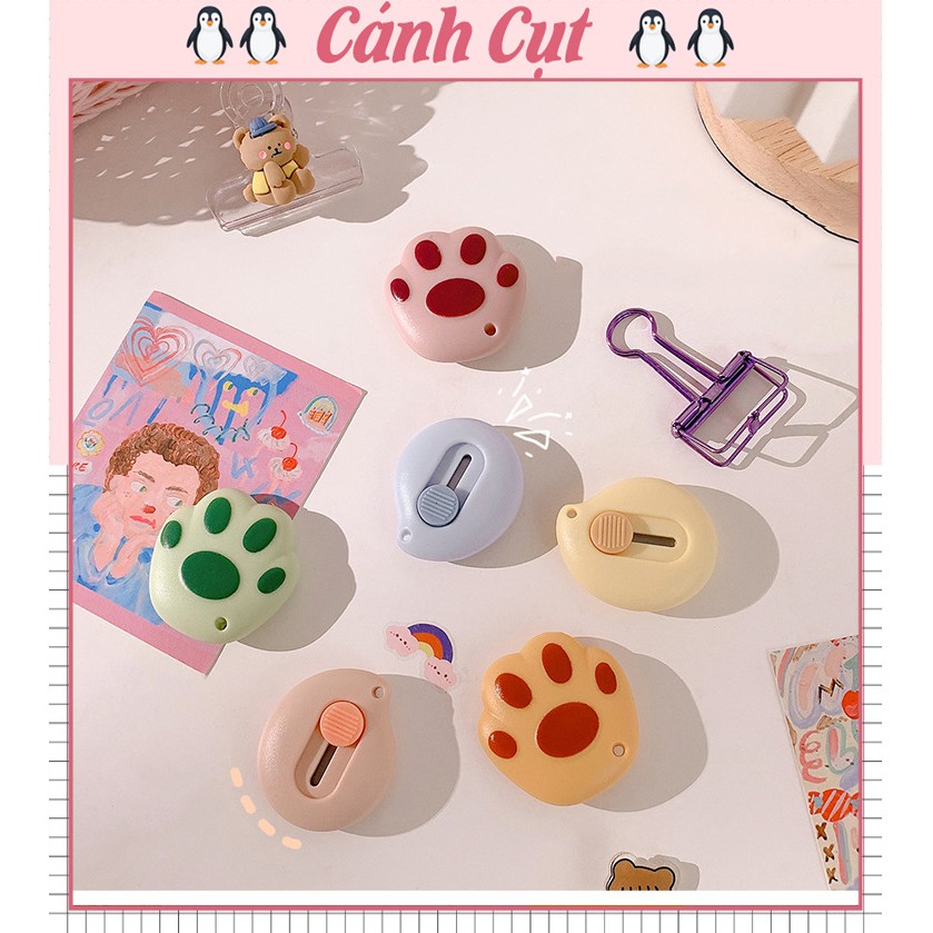 Dao Dọc Giấy   Mini cute chân mèo đám mây dễ thương rọc trổ washi cà rốt deli bosi VPP37