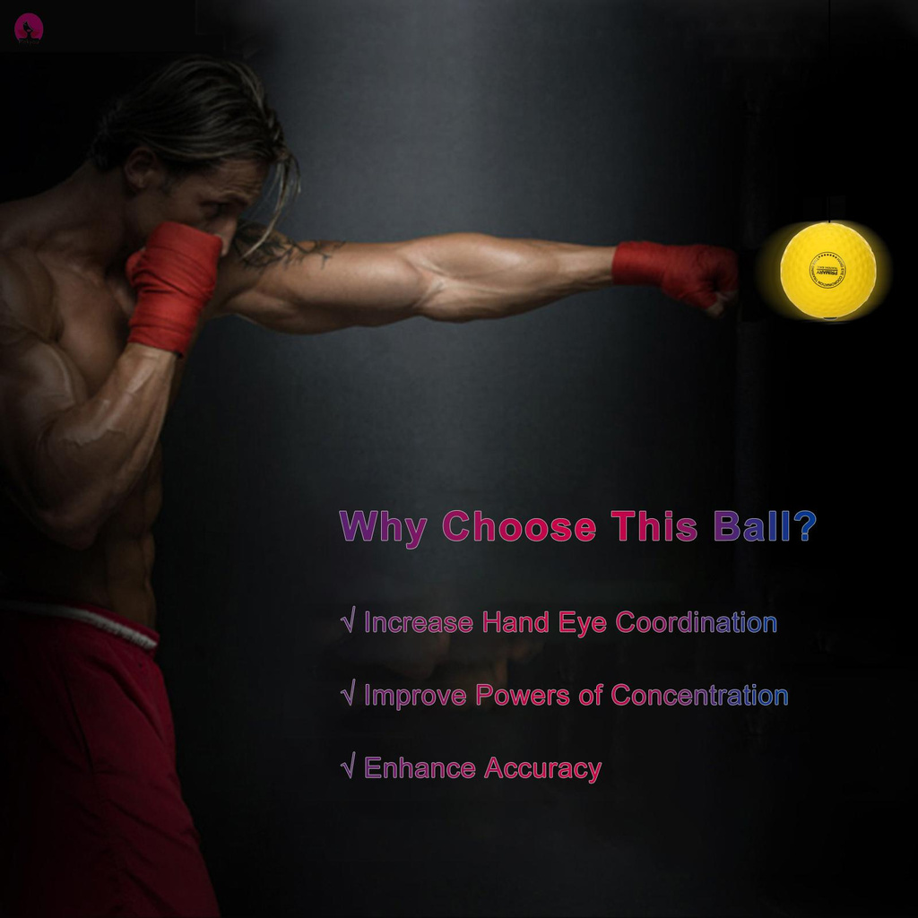 Băng Đeo Đầu Gắn Bóng Tập Phản Xạ Boxing