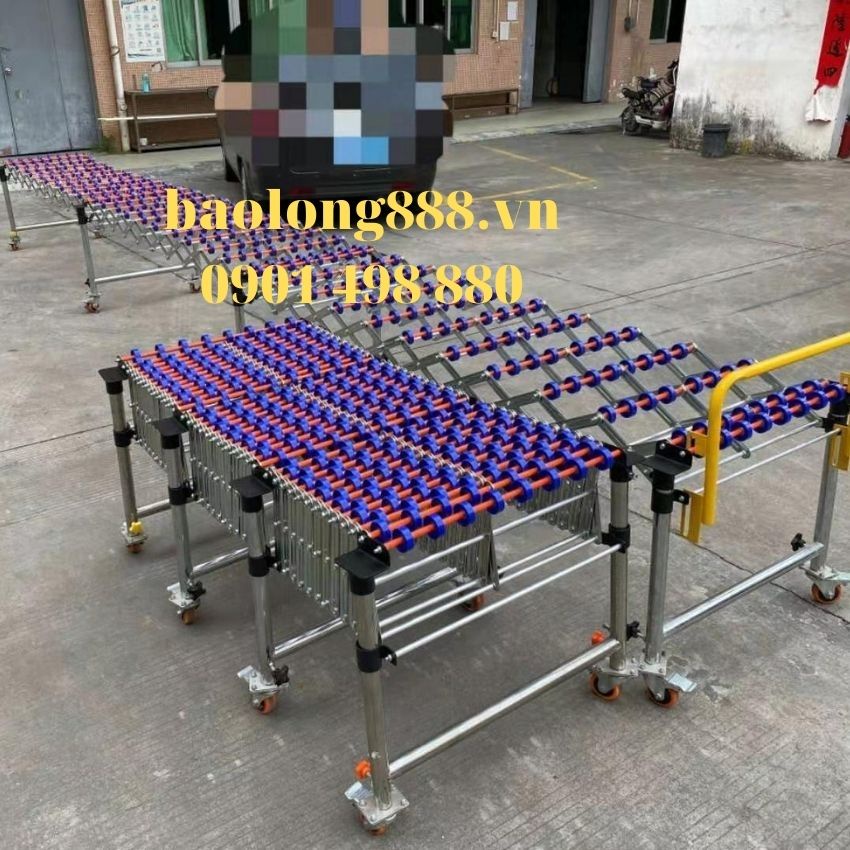 Băng tải con lăn, băng tải con lăn xếp,băng tải con lăn xếp linh hoạt/Đơn giá 2.530k/mét**Liên hệ để được giá tốt**