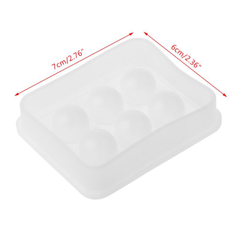 Khuôn silicon hình quả bóng 3D làm trang sức tiện lợi