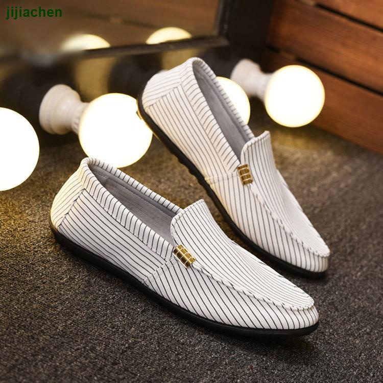 Giày lười da pu phong cách Hàn Quốc cho nam