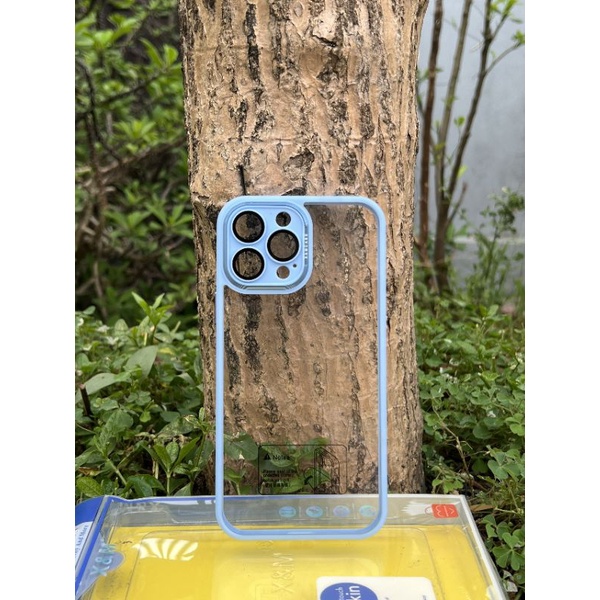 Ốp lưng trong viền màu bảo vệ canera cho iphone 13 pro max , 13 pro , 13 hiệu X&amp;M SKIN