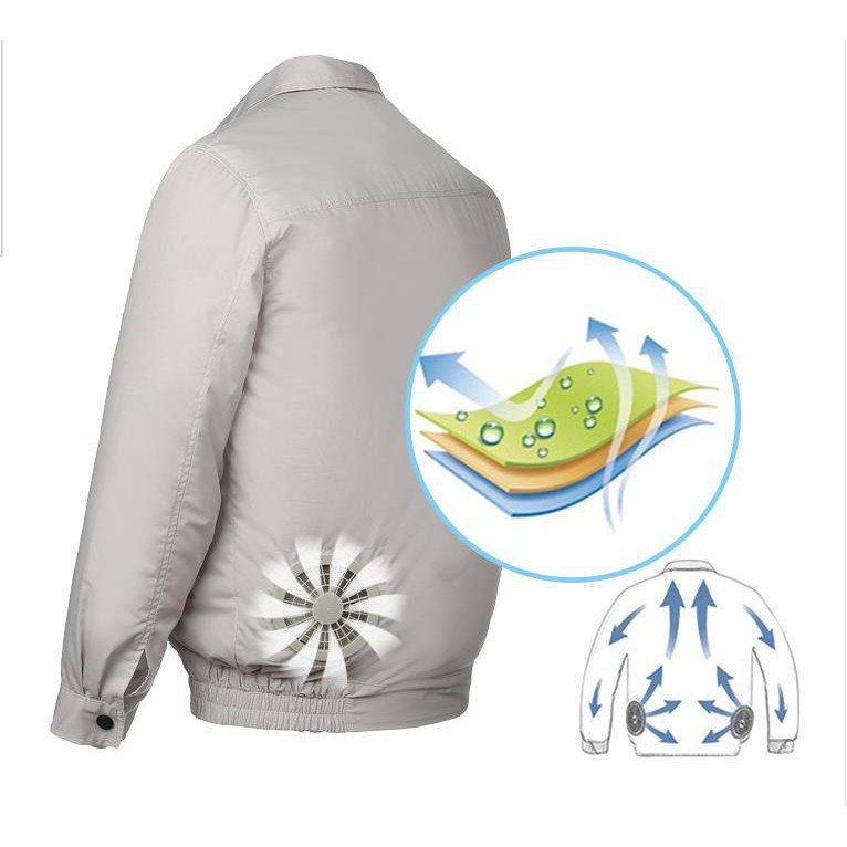 Bộ ÁO quạt điều hòa chống nắng nóng 2020 [ bảo hành 1 năm ] | BigBuy360 - bigbuy360.vn