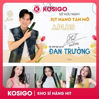 Xịt nano tan mỡ Jplus 100ml Đan Trường giảm mỡ bụng, bắp tay, đánh bay mỡ dư thừa, Giảm béo hiệu quả