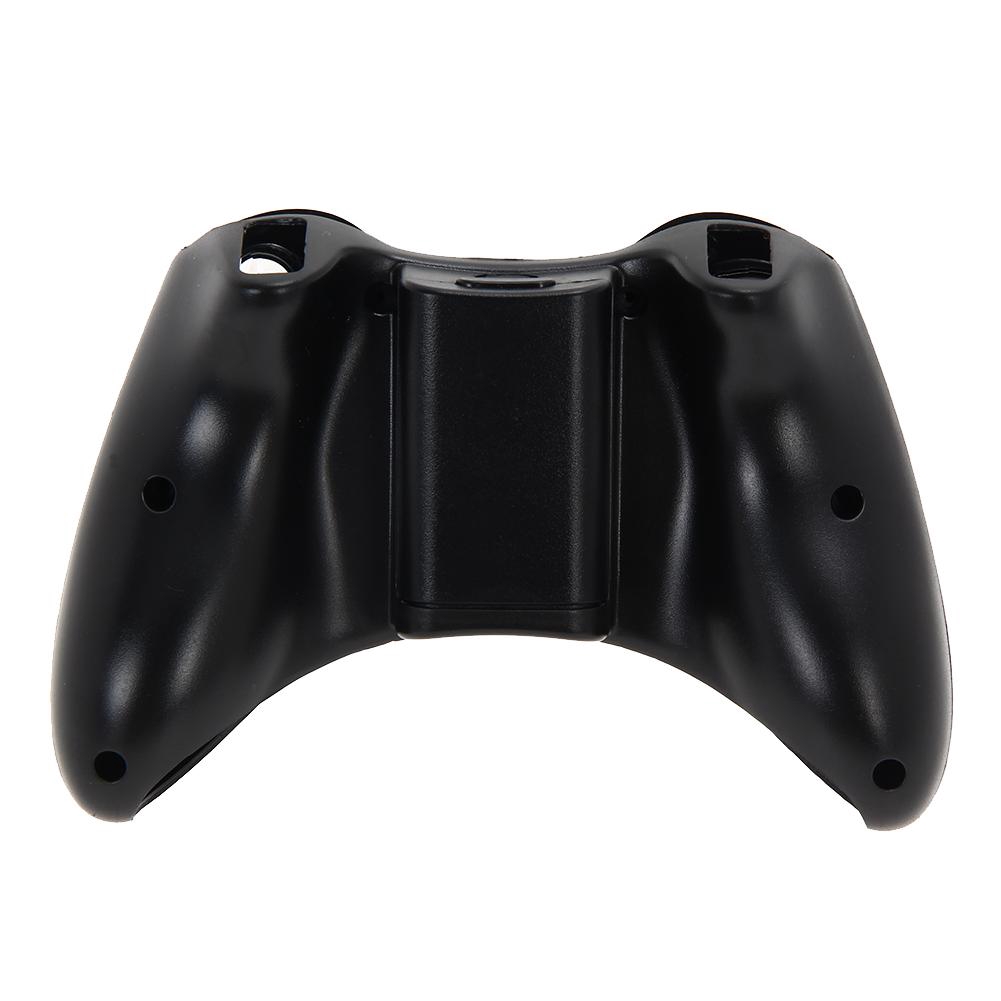 Wireless Controller Full Case Shell Cover + Buttons for XBox 360 Black