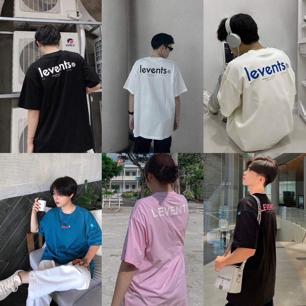 Áo Thun Local Brand LeVents Nam Nữ Tay Lỡ Form Rộng Unisex