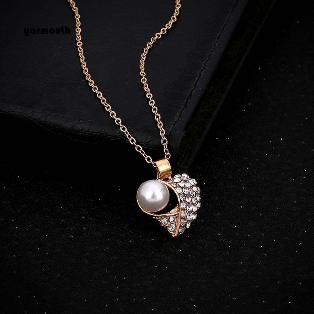 Set Vòng cổ + Bông Tai HạT NgọC Trai Giả ThờI Trang