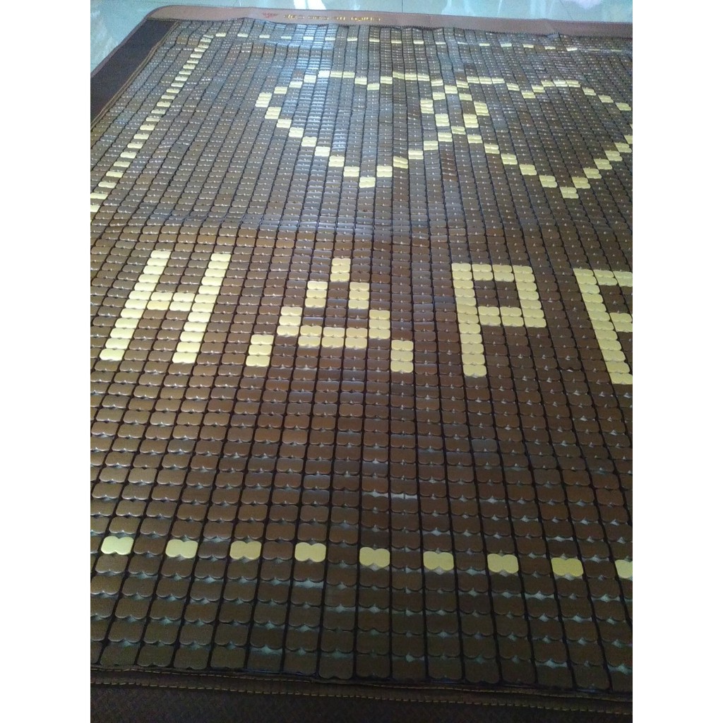 Chiếu trúc 1,8*2m hạt nâu không viền cao cấp siêu rẻ