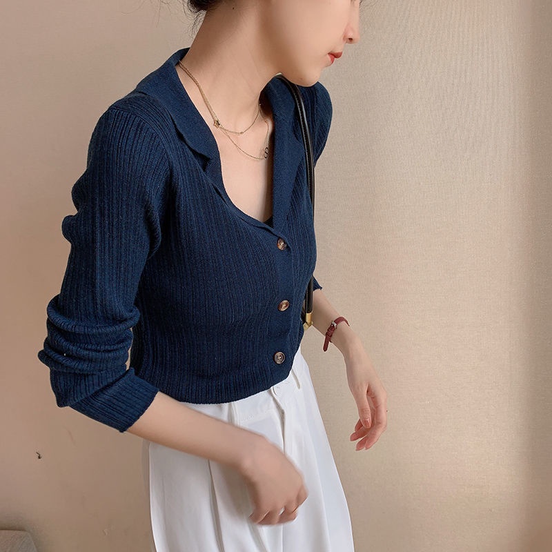 Áo cardigan BH màu sắc đơn giản phong cách Hàn Quốc cho nữ