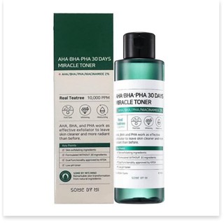 Toner AHA BHA 30days Miracle - Sát thủ diệt mụn trong 30 ngày Some By Mi