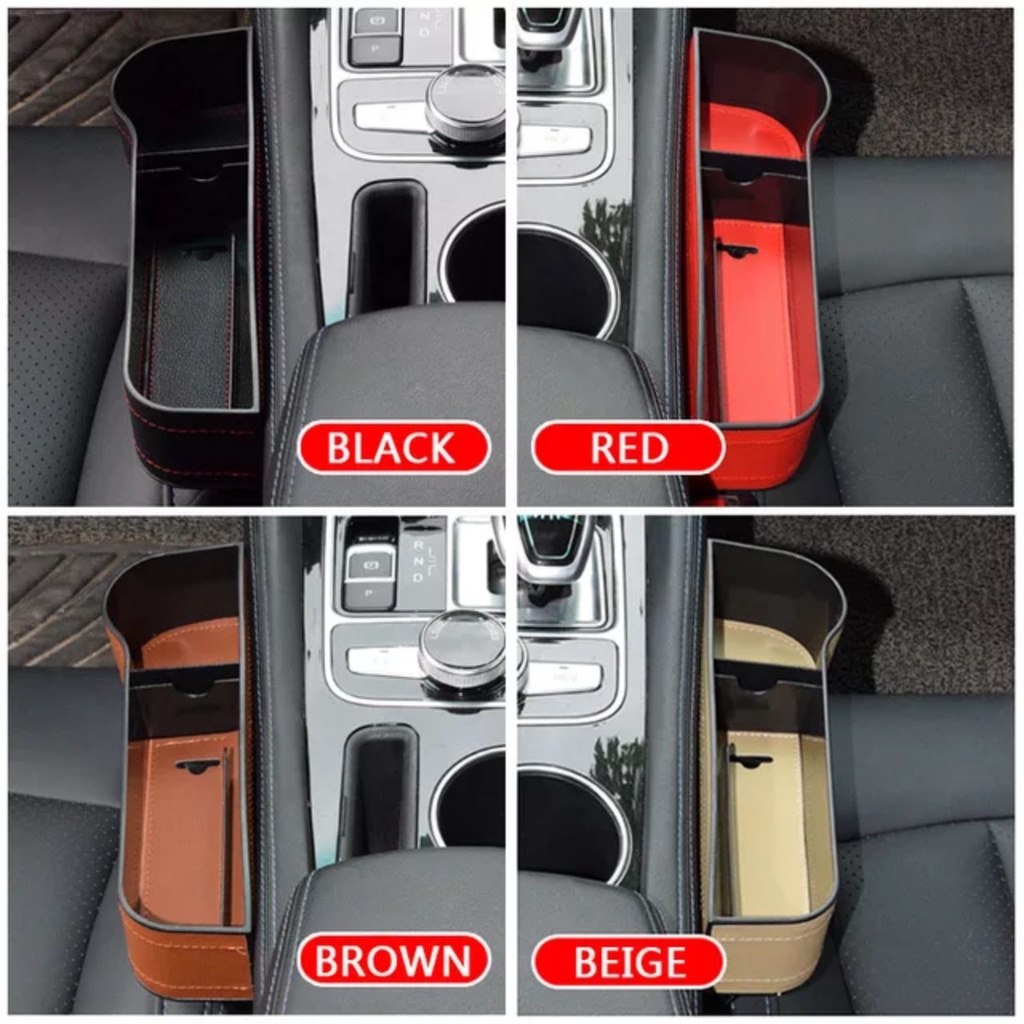 Khay Đựng Đồ Đa Năng Cắm Khe Ghế Ô Tô, Hộc Để Đồ Cao Cấp Trên Xe Hơi