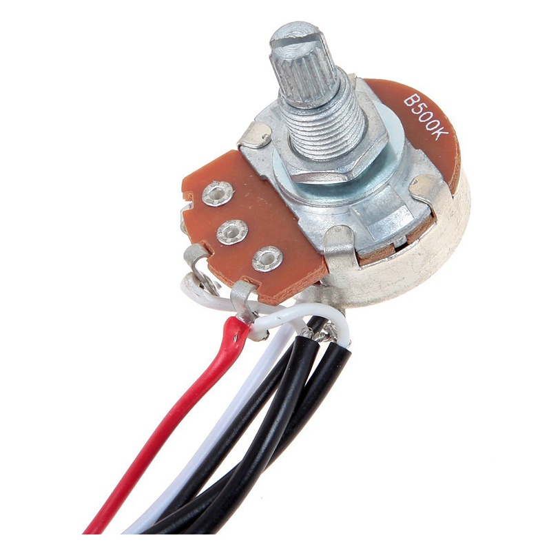 Dây Đàn Guitar 500K 3 Chiều Màu Bạc Có Công Tắc