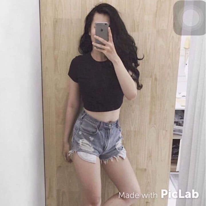 [Mã WASTUP giảm 10% tối đa 30K đơn 99K] Áo croptop nữ body ngắn tay form chuẩn co dãn dưới 58kg - Lyza Store | BigBuy360 - bigbuy360.vn
