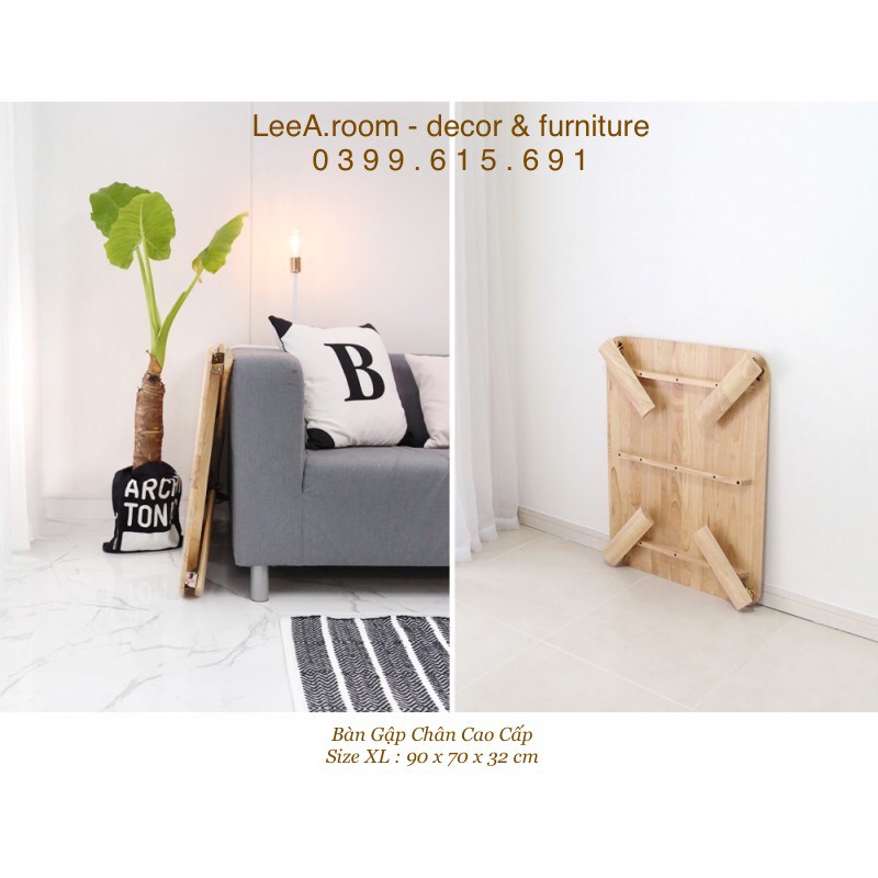 BÀN ĂN CƠM NGỒI BỆT CAO CẤP SIZE XL - GẤP ĐƯỢC VÀO | BigBuy360 - bigbuy360.vn